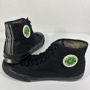 PF Flyers Center Hi The Sandlot Black Canvas High Top Sneakers Men 10.5 Women 12